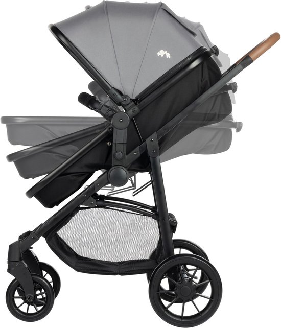 Bebeconfort Haze Trio - 3-in-1 reissysteem kinderwagen - 0-4 jaar (0-22 kg) - 2-in-1 zitgedeelte - Tinted Gray van Bebeconfort — afbeelding 2