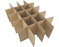 Ace Verpakkingen - Vakverdeling - 40 vakken - incl. Professionele verhuisdoos - Handig voor het verhuizen van glazen.