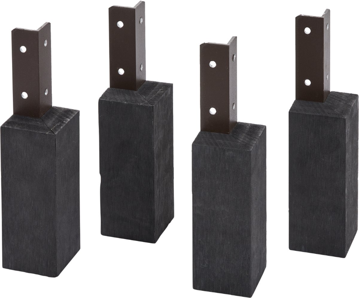 Evolar Opstelvoetjes Airco Omkasting Charcoal Grey WPC