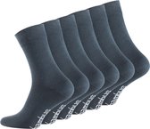 6 paar Bamboe sokken - Naadloos - Zachte sokken - Petrol - Maat 39-42