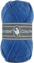 Durable Cosy Fine - acryl en katoen garen - Cobalt, blauw 2103 - 1 bol van 50 gram