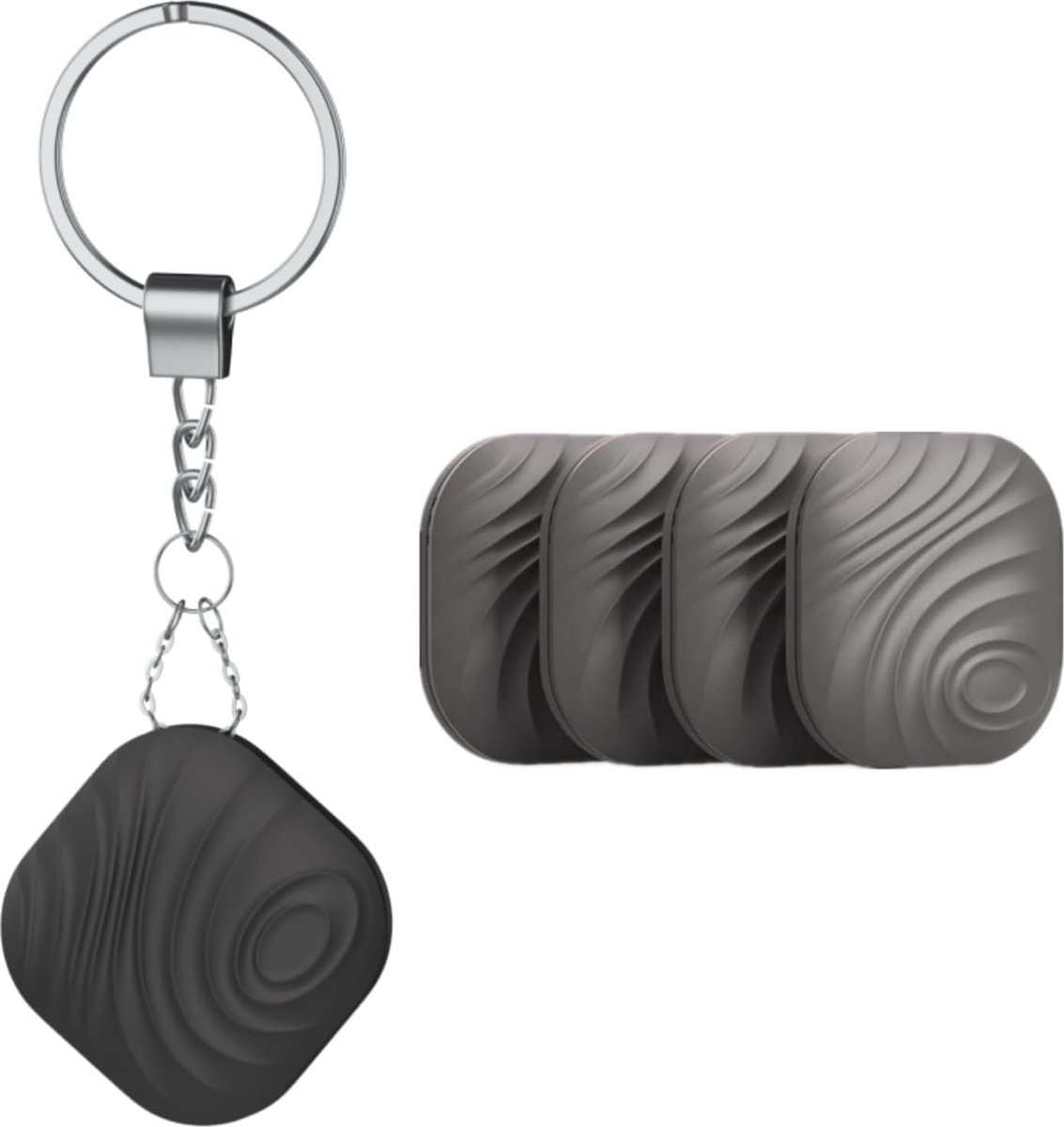 Smart Tracker met Bluetooth Zoekfunctie voor Sleutels, Portemonnee en Meer - Nuttige Artikelvinder en Afstandsbediening - Nooit Meer Zoeken - Compact en Handig