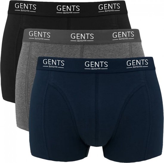 Gents - Bamboe stretch boxershorts 3pack - Maat L