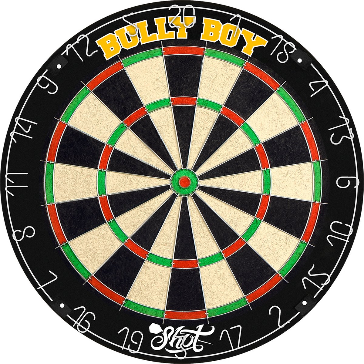 Shot Michael Smith Bully Boy Bristle Dartboard