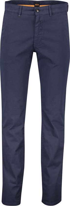 Hugo Boss katoenen broek donkerblauw