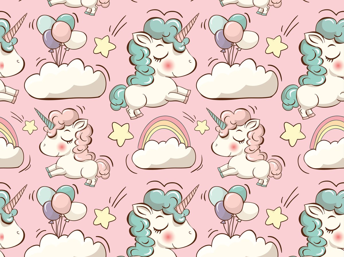 Kinderkamer kleed | Unicorn roze | 90x120 cm | Onze materialen zijn PVC vrij en hygienisch | 90x120 cm | Onze materialen zijn PVC vrij en hygienisch