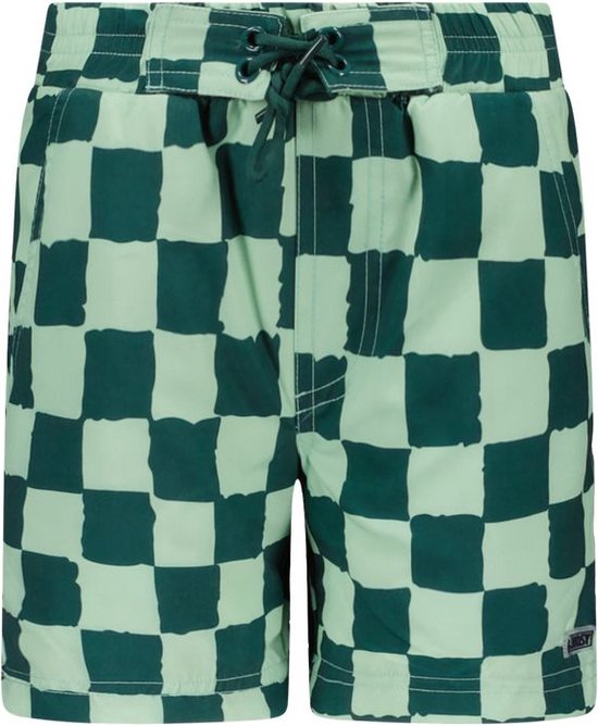 B. Nosy Y402-6020 Jongens Broek - Right Check ecru green - Maat 158-164