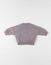 Sweater uit sweatoloudoux met Nouky, gemêleerd antraciet