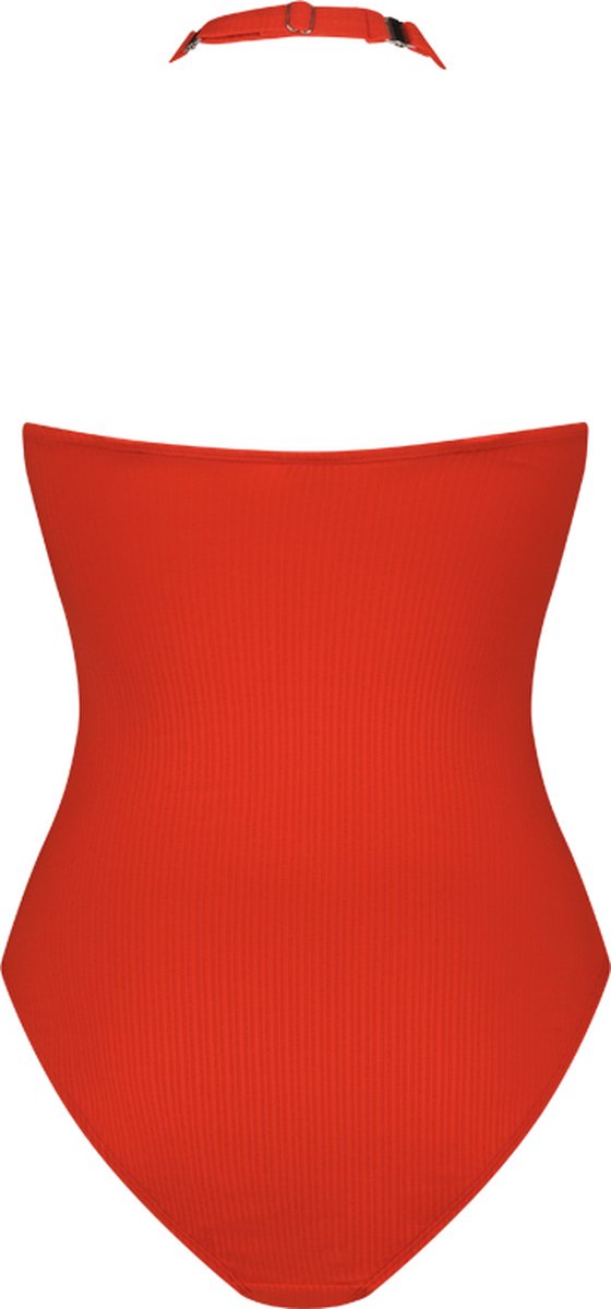 Beachlife Fiery Red overslag badpak — afbeelding 2