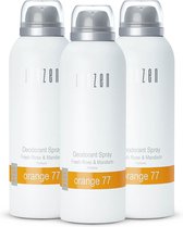 JANZEN Déodorant Spray Orange 77 paquet de 3
