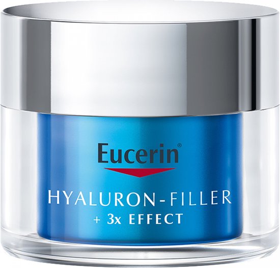 Eucerin Hyaluron-Filler + 3x EFFECT Hydratatie Booster Nachtcrème voor Vrouwen - Gel Vermindert tekenen van Vermoeidheid - Hyaluronzuur - 50 ml