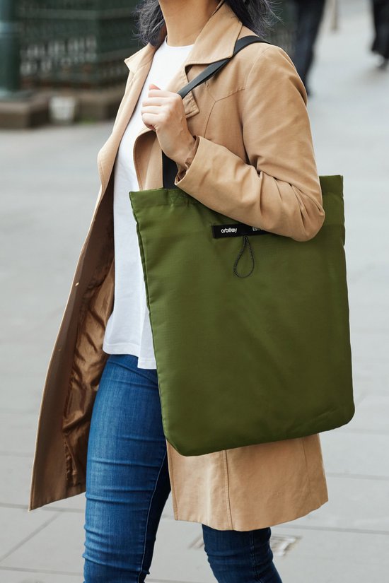 Sac fourre-tout pliable ORBITKEY | Nylon |Vert