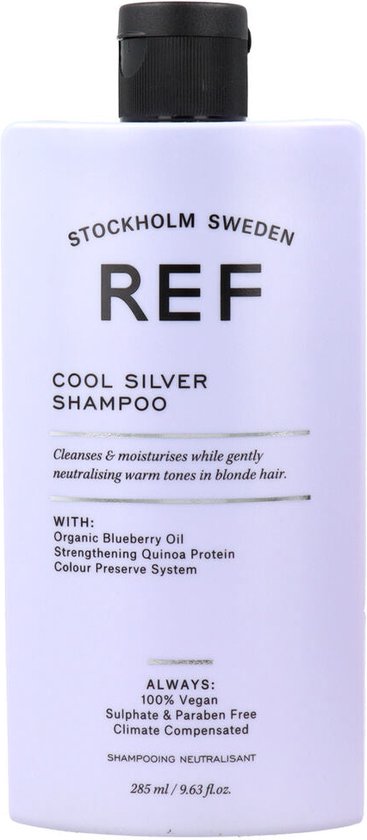 REF Stockholm - Cool Silver Shampoo Vrouwen Ieder Haartype - 285ml - Zilvershampoo - REF