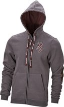 BROWNING Trui - Heren - Snapshot - Met warme pocket - Sweater, hoodie met capuchon - Voor jacht - Ashgrey - S