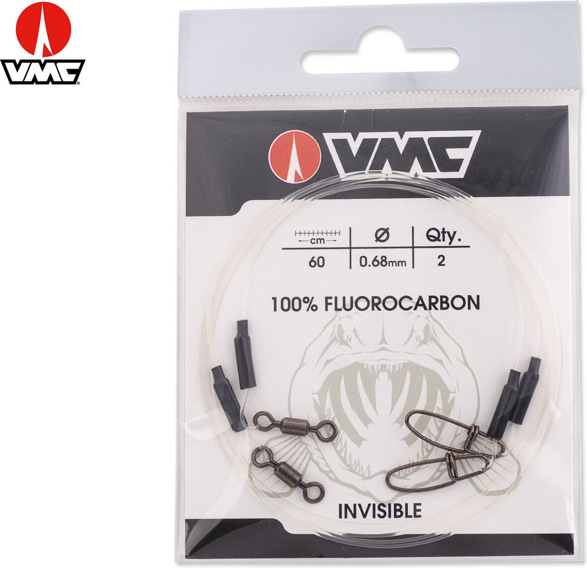 VMC Fluorocarbon Onderlijn Clear 40cm/ 1.00mm