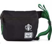 Herschel Supply Company x Starbucks - Hip / Shoulder Bag Tas - Zwart & Groen