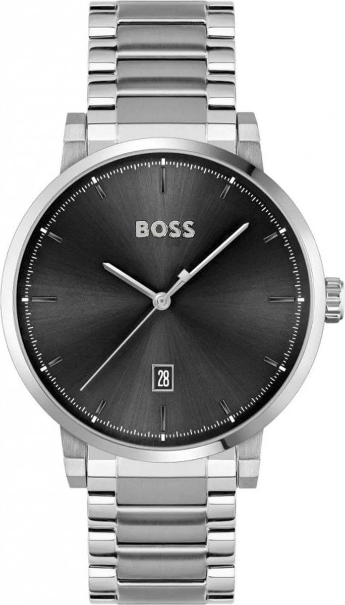 Hugo Boss Confidence 1570146 Horloge - Staal - Zilverkleurig - Ø 42 mm