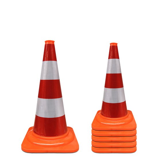 SCHAKE pylon rood wit reflecterend ra1/a kopen SCHAKE pylon rood wit reflecterend ra1/a kopen
