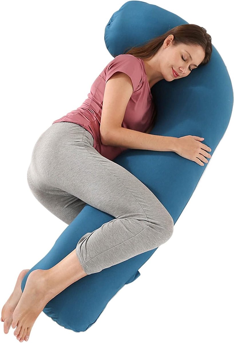 Goedkoopste Multifunctioneel kussen van katoen voor volwassenen - ondersteunend en comfortabel voor zwangerschap, voeding en zijligging