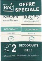 RoC Keops Déodorant Roll-on Set de 2 x 30 ml