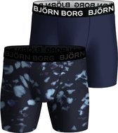 Björn Borg Performance boxers - boxers homme microfibre longues jambes (pack de 2) - multicolore - Taille : XL