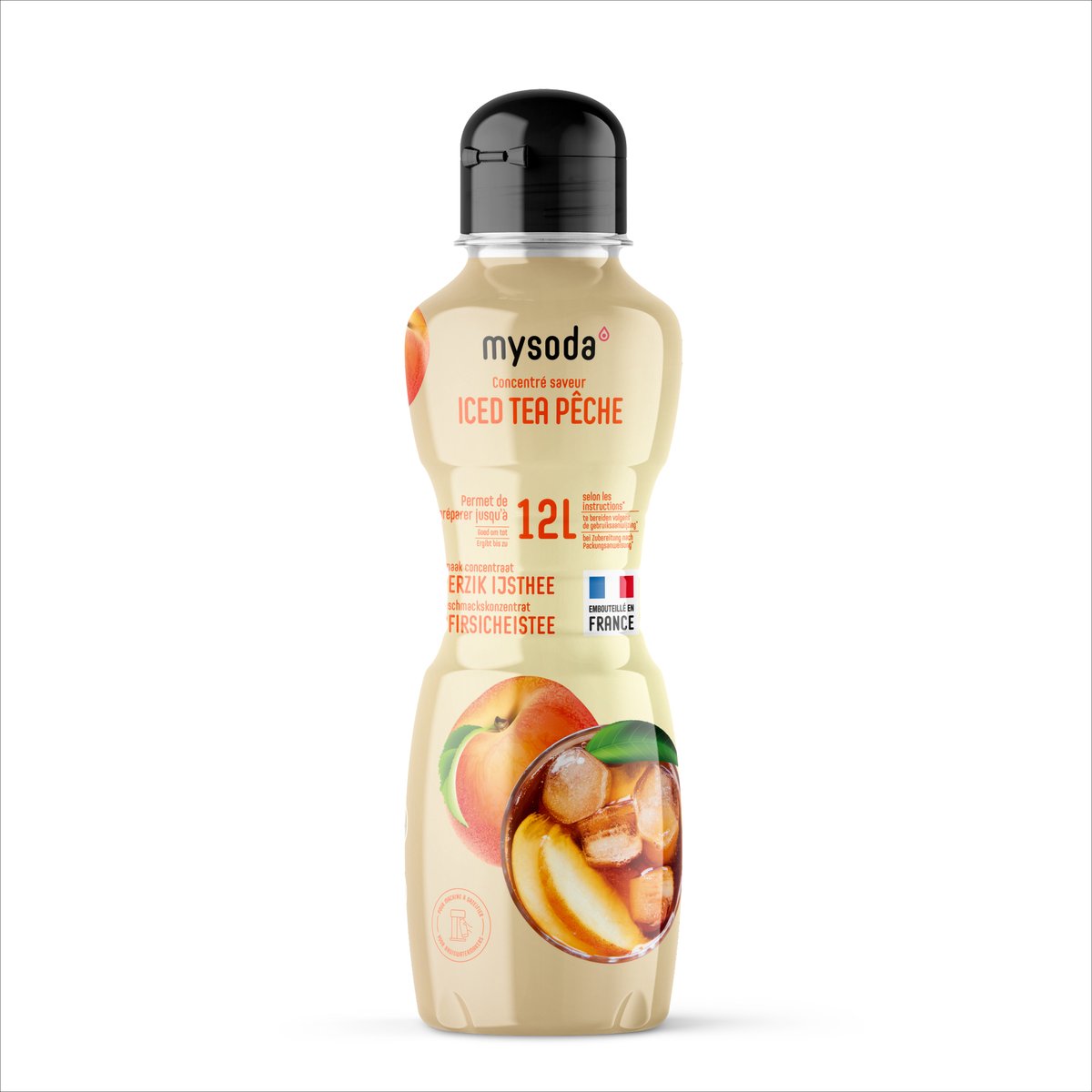 Mysoda AB1111 - Ice Tea Perzik - 500ml - goed voor 12 liter frisdrank