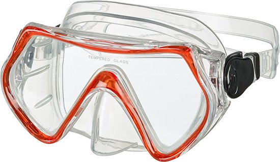 BECO duikbril Livorno - voor kinderen 8+ - rood