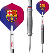 ABC Darts - Fléchettes FC Barcelona Silver Steel sous licence officielle - 22 grammes