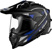 LS2 Helm Explorer C Adventure MX701 zwart / blauw maat XL