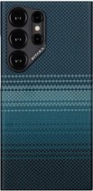 PITAKA MagEZ 4 Coque Samsung Galaxy S24 Ultra 600D fine MagSafe Blauw