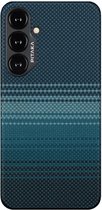 PITAKA MagEZ 4 Coque Samsung Galaxy S24 Plus Ultra Mince MagSafe Blauw