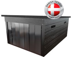 Robotmaaier garage Kubus zwart M