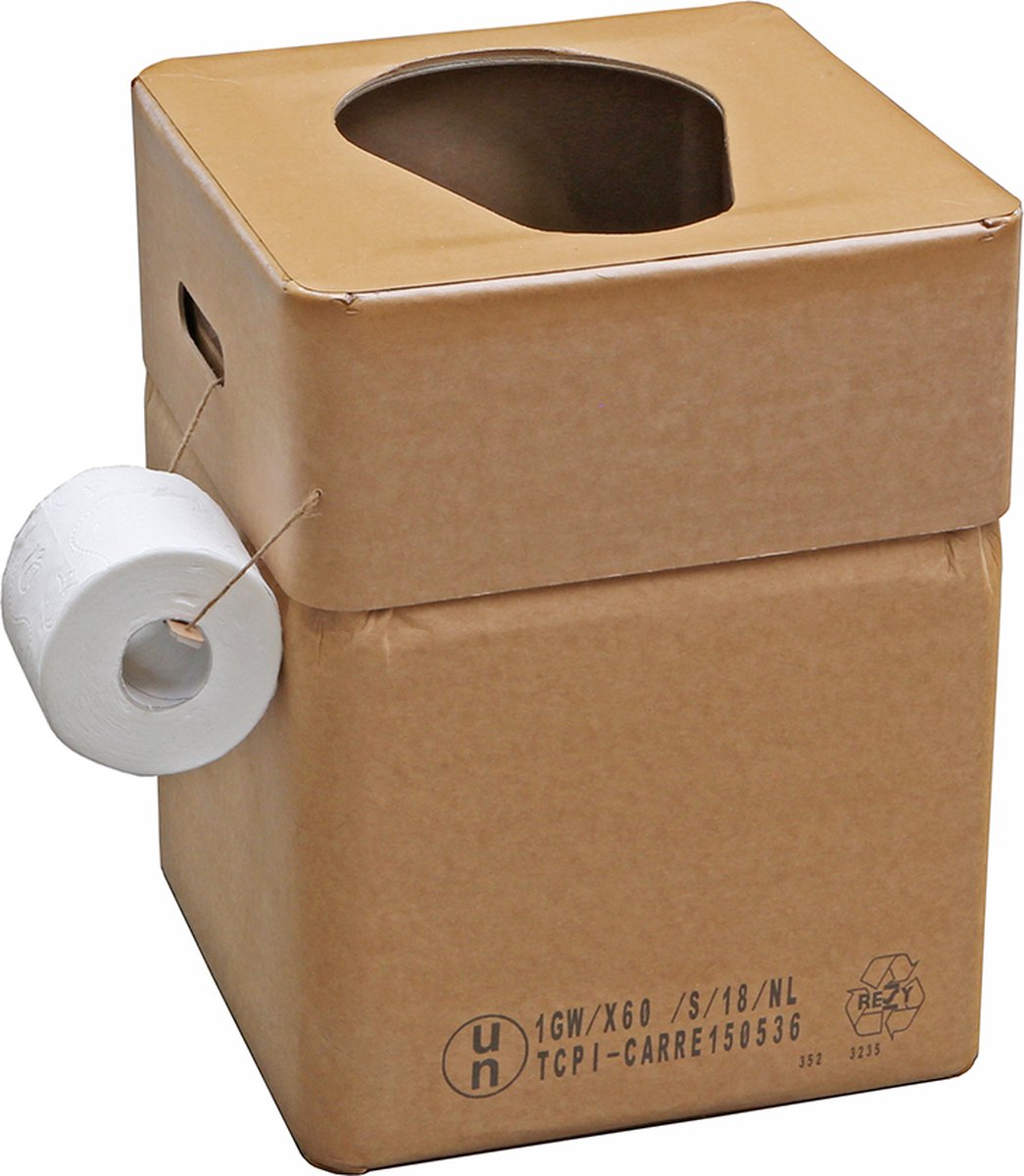Reistoilet, kruk of opbergbox voor op reis - Campingtoilet - Veldtoilet - Mobiel toilet - Draagbaar toilet - Noodtoilet - Tijdelijk toilet - Kindertoilet - Evenementen toilet - Multifunctionele reistoilet