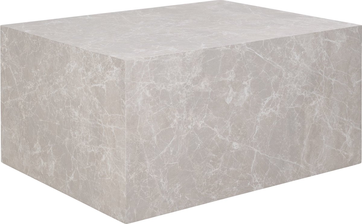 House Nordic Salontafel Rechthoek Marmerlook - Gewicht 18kg - 80x60x40cm