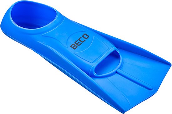 BECO palmes de natation courtes - pour enfants - silicone - bleu - taille 27-29