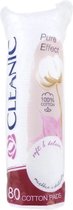 Cleanic Pure Effect Wattenschijfjes - Make-ip Cotton Pads - 3 x 80 stuks - Make up Watjes Voordeelverpakking