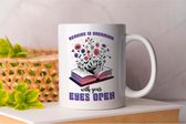 Mok Reading is Dreaming - BookLovers - Gift - Cadeau - Readers - Bookworms - Bookish - Boekenliefhebbers - Lezers - Boekenwormen - Boekverslaafd