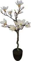 Mica Decorations Magnolia kunstboom L50xB42xH94,5cm Wit