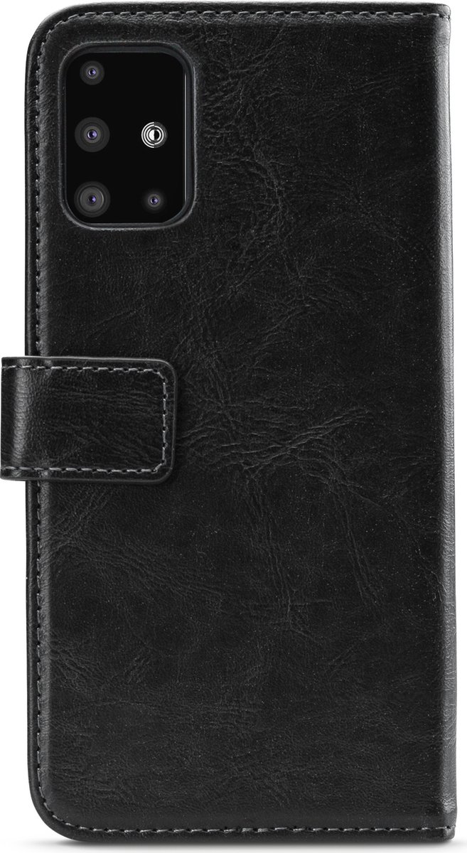 Mobilize - Samsung Galaxy A51 Hoesje - Elite Gelly Wallet Book Case Zwart