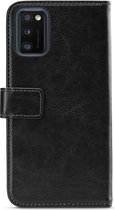 My Style Flex Wallet Telefoonhoesje geschikt voor Samsung Galaxy A41 Hoesje Bookcase Portemonnee - Zwart