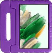 Coque Enfant pour Samsung Tab A9+ (Plus) - Coque Kids Durable - Violet - Absorbe les Chocs avec Fonction Support