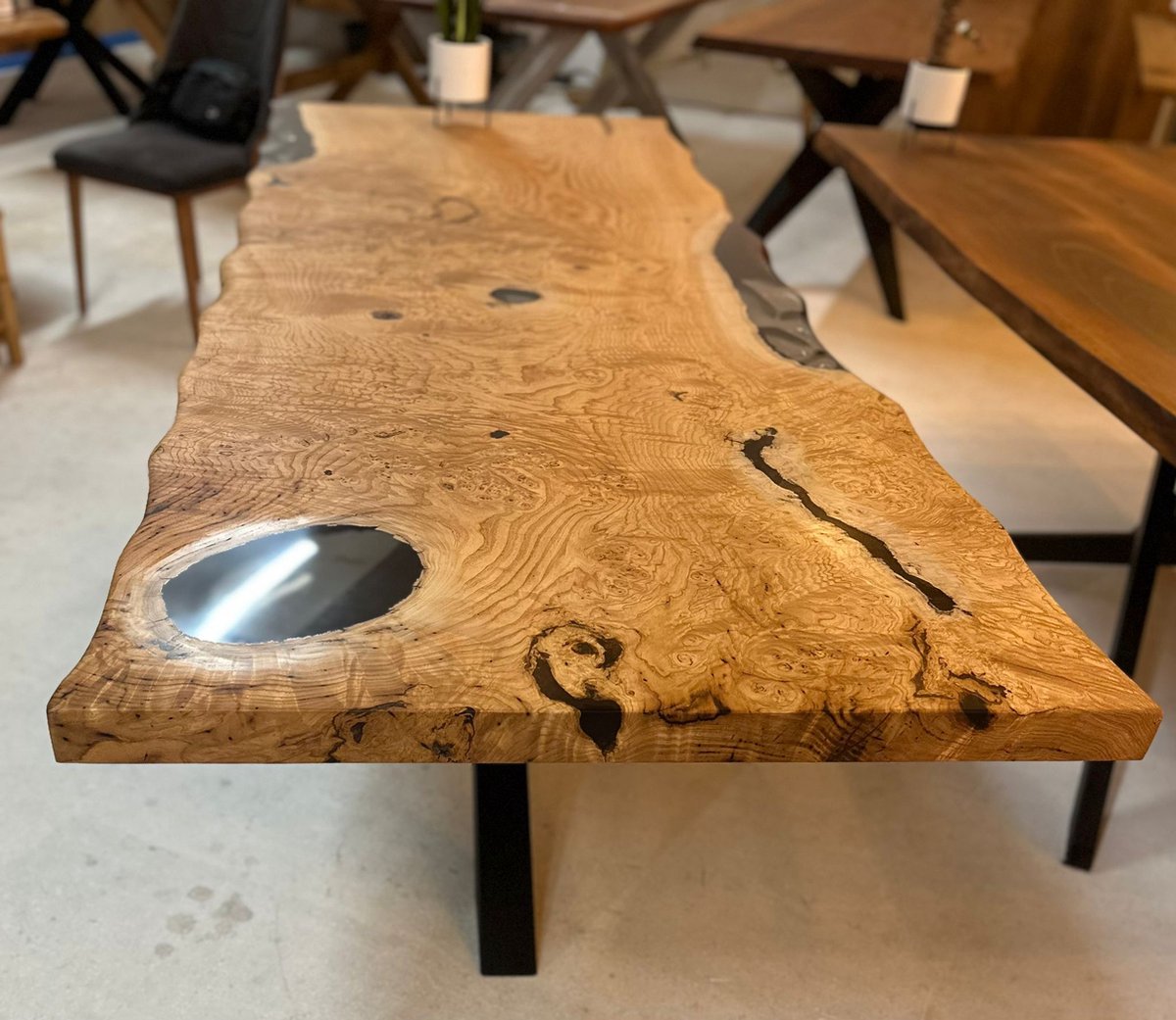 Arka Woods - Kastanje hout Eettafel - Tera