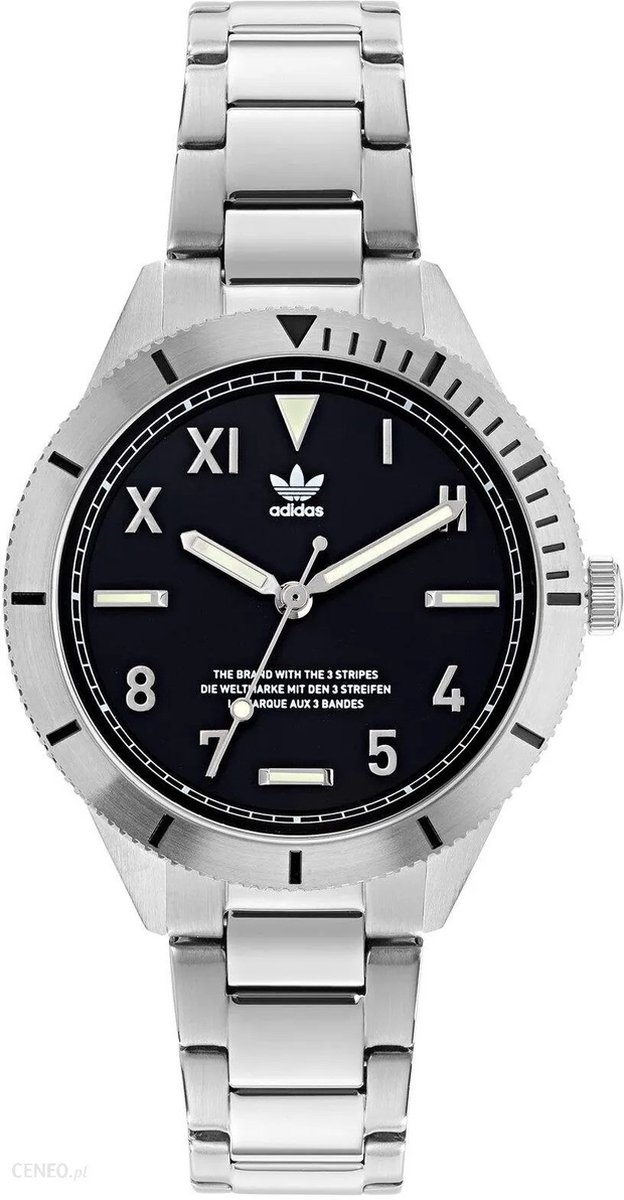 Adidas Originals Edition Three AOFH22054 Horloge - Staal - Zilverkleurig - Ø 41 mm