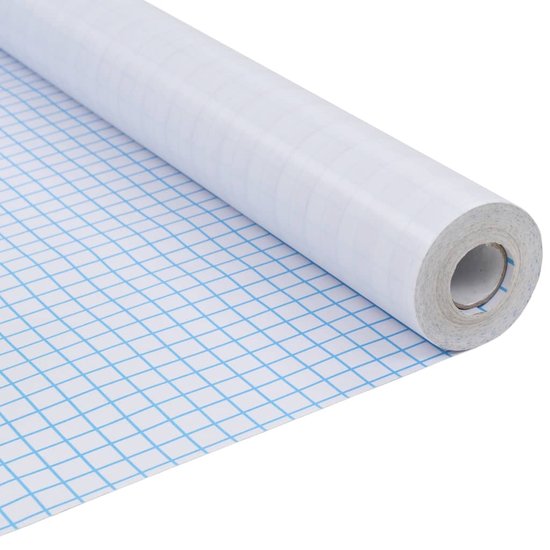 vidaXL- Films de fenêtre- Motif à rayures - PVC mat