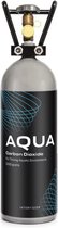 AQUA CO2 koolzuur en hervulbare gasfles 2 kg - CO2 fles, CO2 patronen, CO2 cilinder, koolzuurcilinder voor CO2 aquarium, onderwaterplanten, waterplanten, aquaria