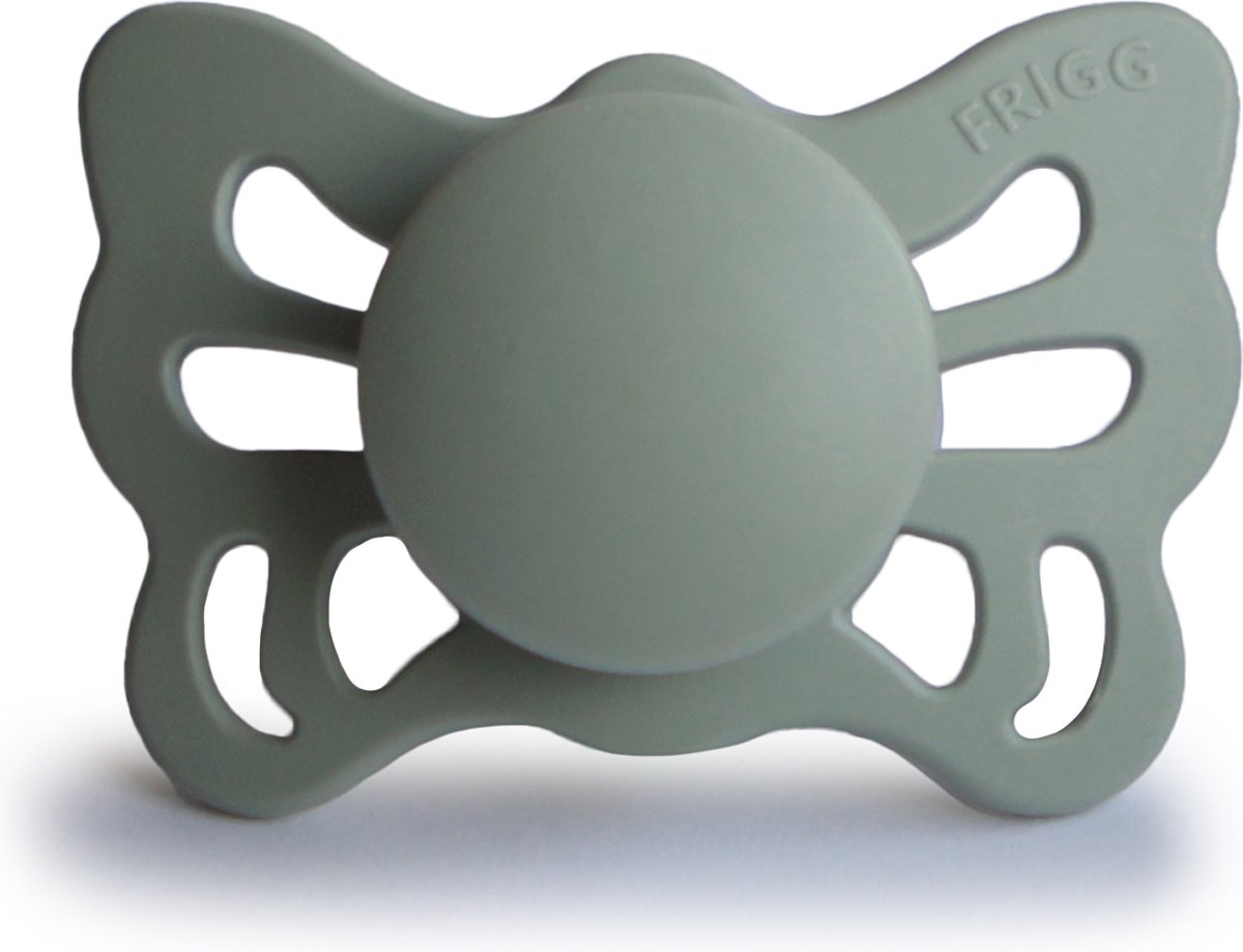 Goedkoopste FRIGG BUTTERFLY Fopspeen 1 stuks - Siliconen - Maat 1 - 0 - 6 maanden - Sage