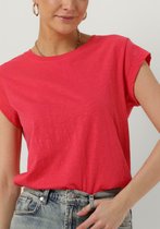 Minus Leti Tee Tops & T-shirts Dames - Shirt - Roze - Maat XXL