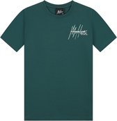 Malelions - T-shirt - Dark Green/Mint - Maat 140