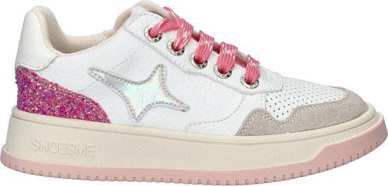 Shoesme meisjes sneaker - Wit roze - Maat 30