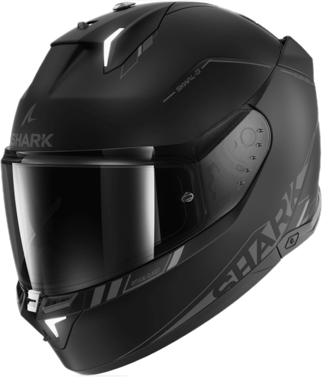 Shark Skwal i3 Blank Sp Mat Black Anthracite Black KAK L - Maat L - Helm